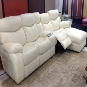 Aries II Full Italy L Leather Recliner Sofa