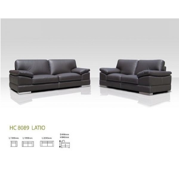 Latio 3+2 Leather Sofa