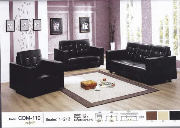 zerah pvc sofa