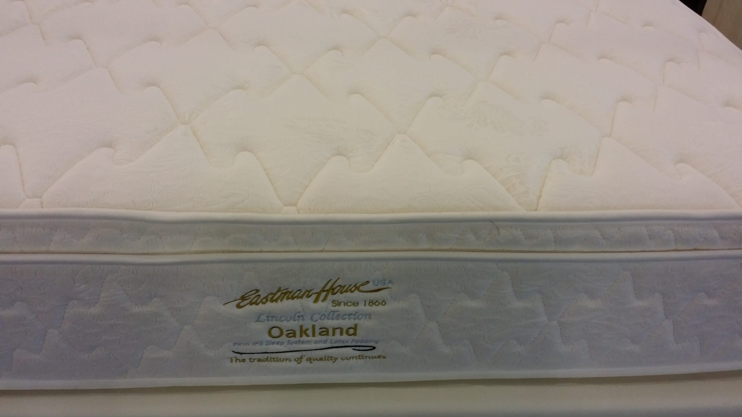 Eastman House Oakland Natural Latex Quilting Individual Pocket Spring Mattress
