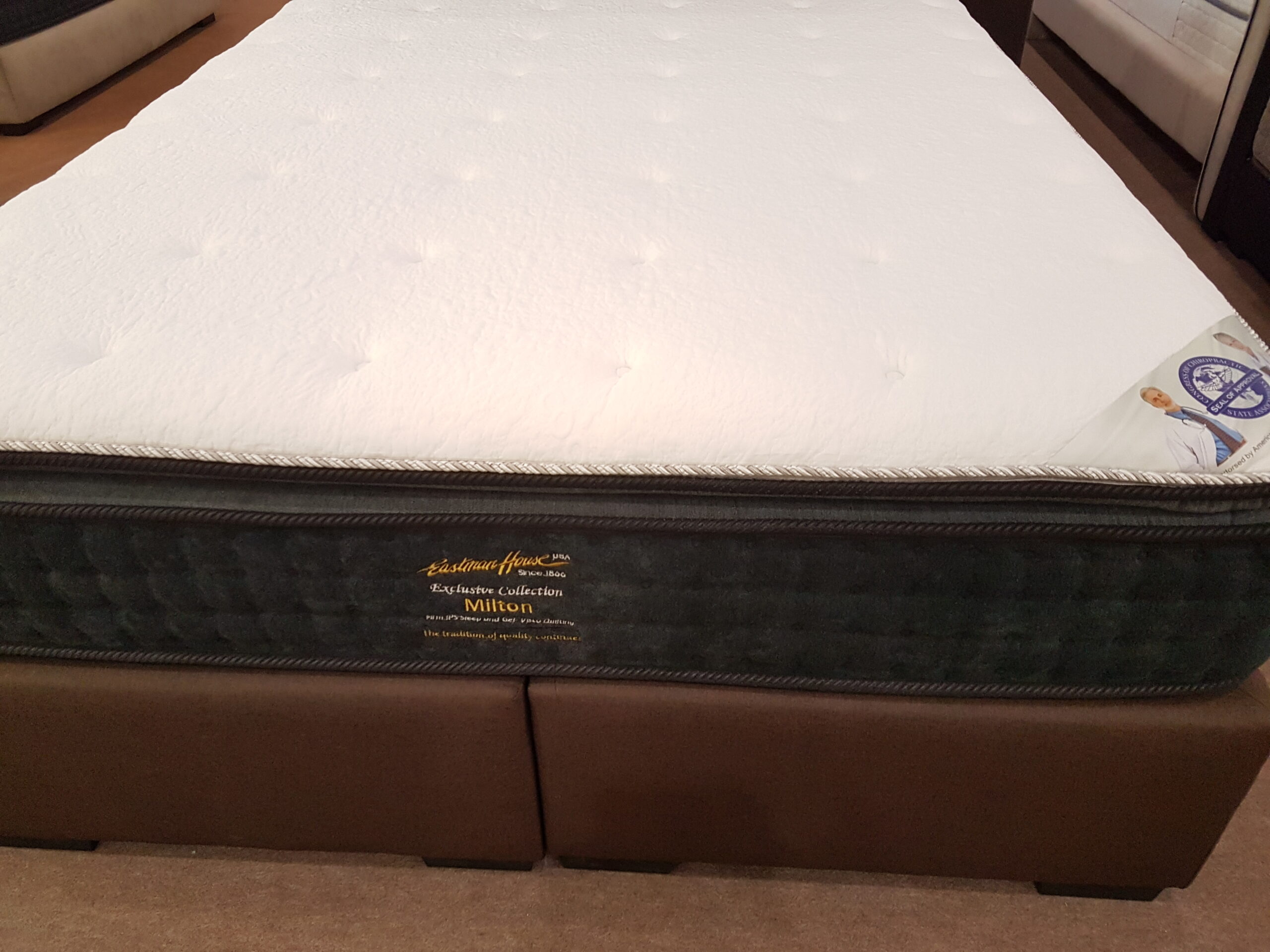 Eastman House Milton 3½” Plush Pillow Top Gel Visco Memory Foam Quilting Individual Pocketed Spring Mattress