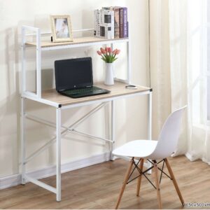 Dabe Study Table with Shelving