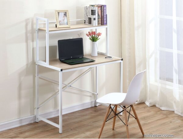 Dabe Study Table with Shelving