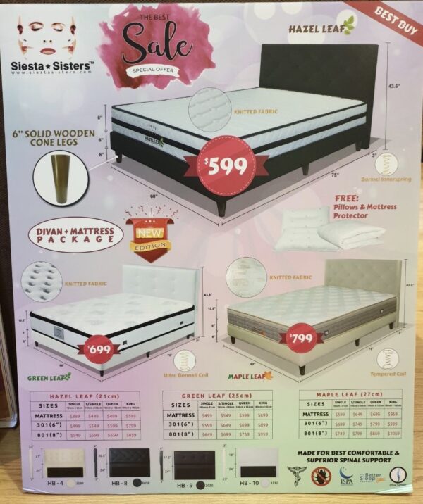Divan Mattress + Bed Package