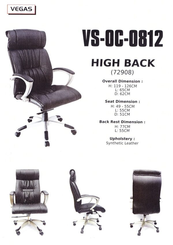 High Back Synthentic Leather Executive Chair