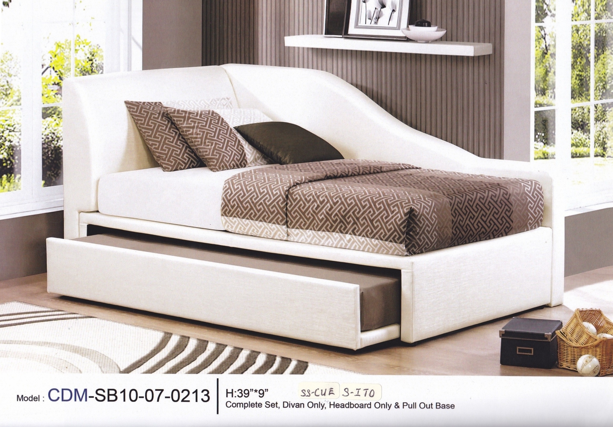 Curve Day Bed Junior Pull Out