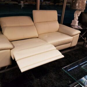 Vanessa II Italy Full Leather Sofa w/ 2 Electric incliner
