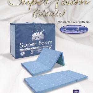 Max Coil Super Single Super Foam Foldable Mattress