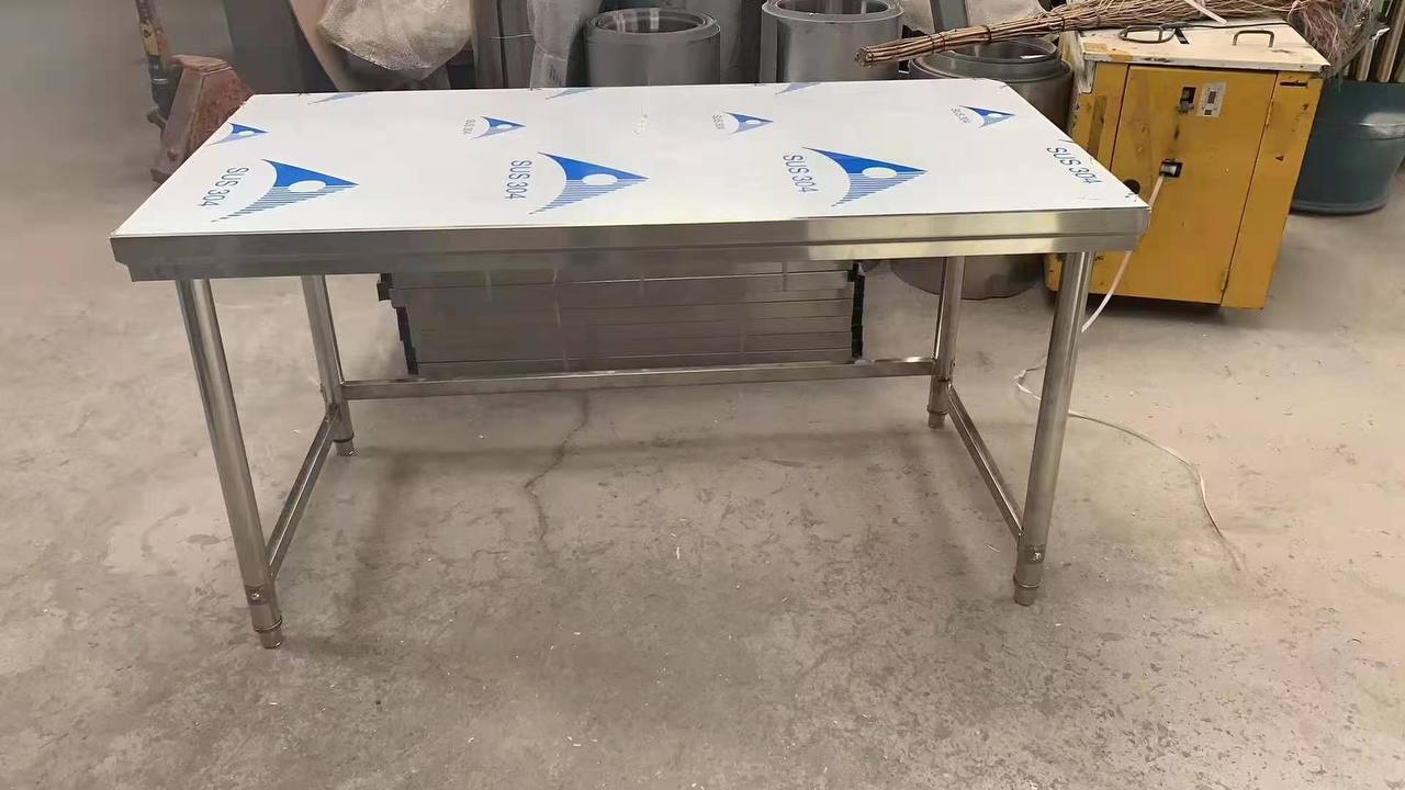 Stainless Steel One Layer Work Table SUS 304 Stainless Steel One Layer Work Table SUS 304