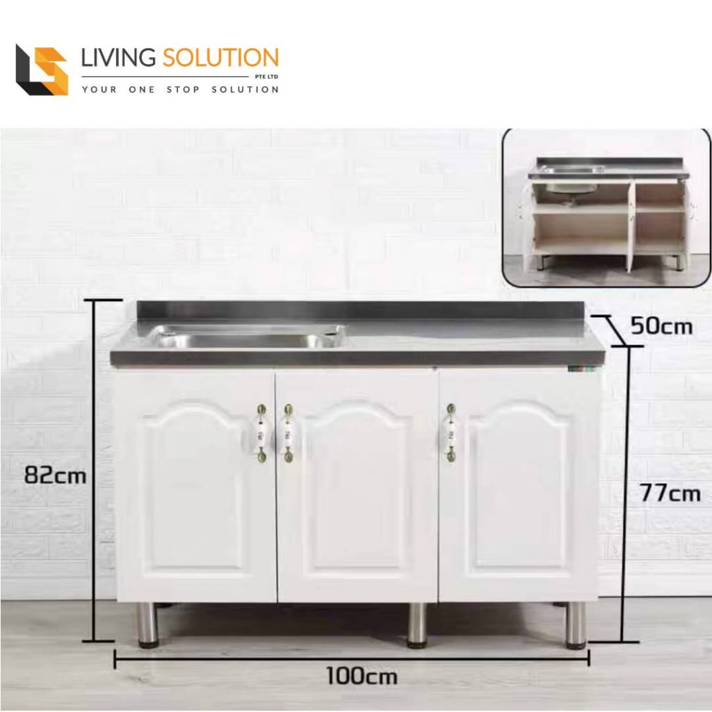 Stainless Steel Kitchen Work Table - Living Solution Pte Ltd