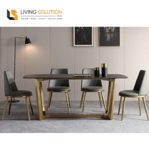 Lyra Sintered Stone Dining Table