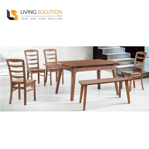 Jani Wooden Extension Dining Table