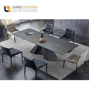 Alph Sintered Stone Extendable Dining Table