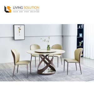 Jeli Sintered Stone Round Dining Table