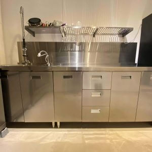 Full Stainless Steel Kitchen Cabinet