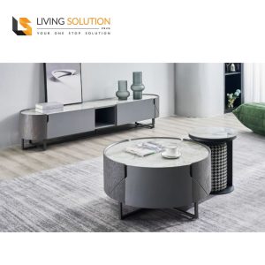 Zam Sintered Stone Top Coffee Table TV Console