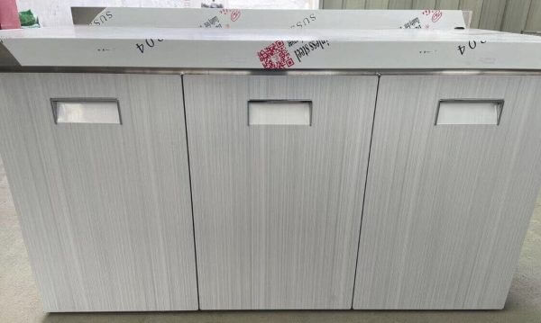 Coloured Door Stainless Steel Kitchen Cabinet