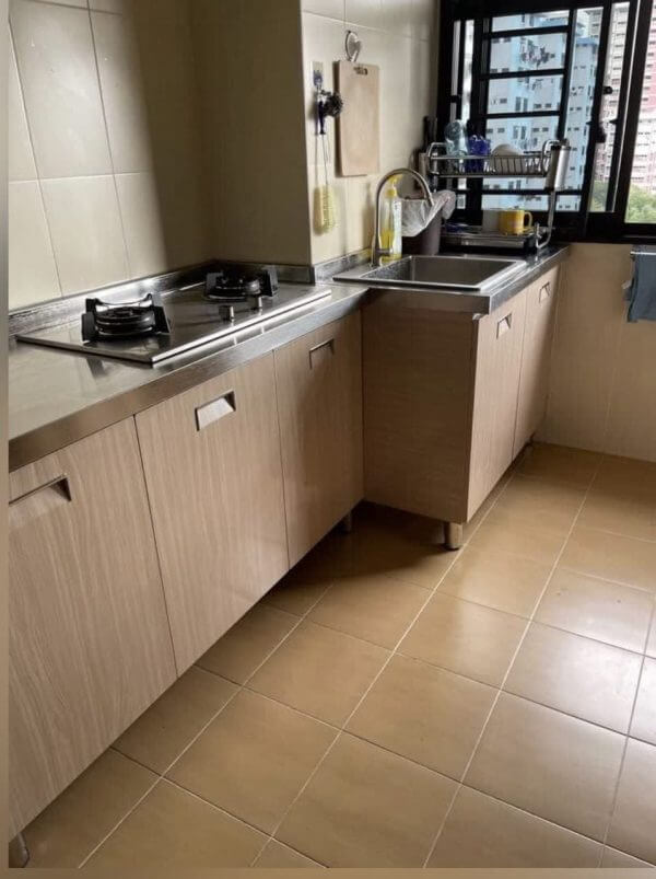 Customised Stainless Steel Kitchen Cabinet