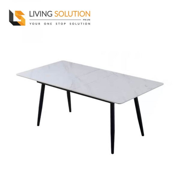 Roco Sintered Stone Extendable Dining Table Singapore Furniture