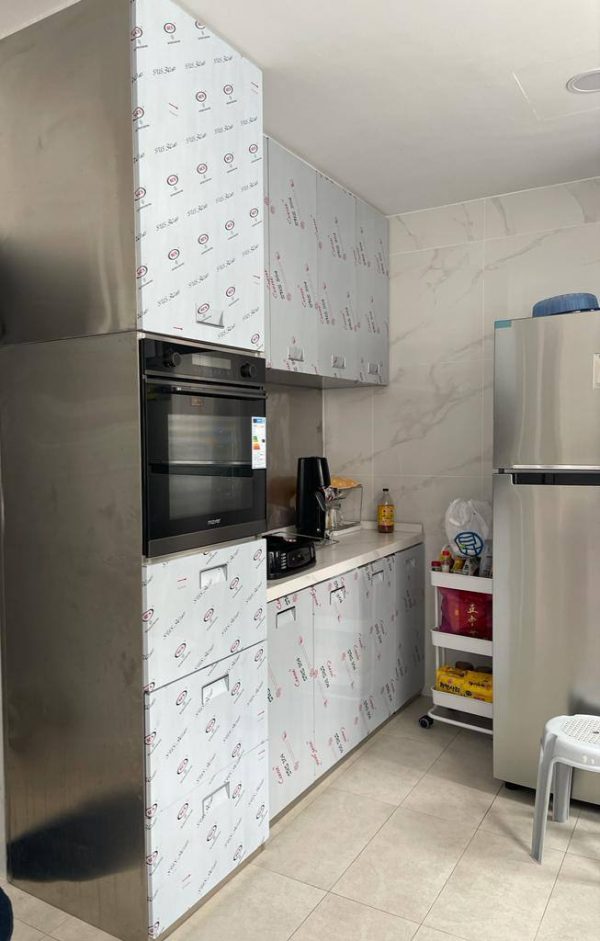 Sintered Stone Top Stainless Steel Kitchen Cabinet