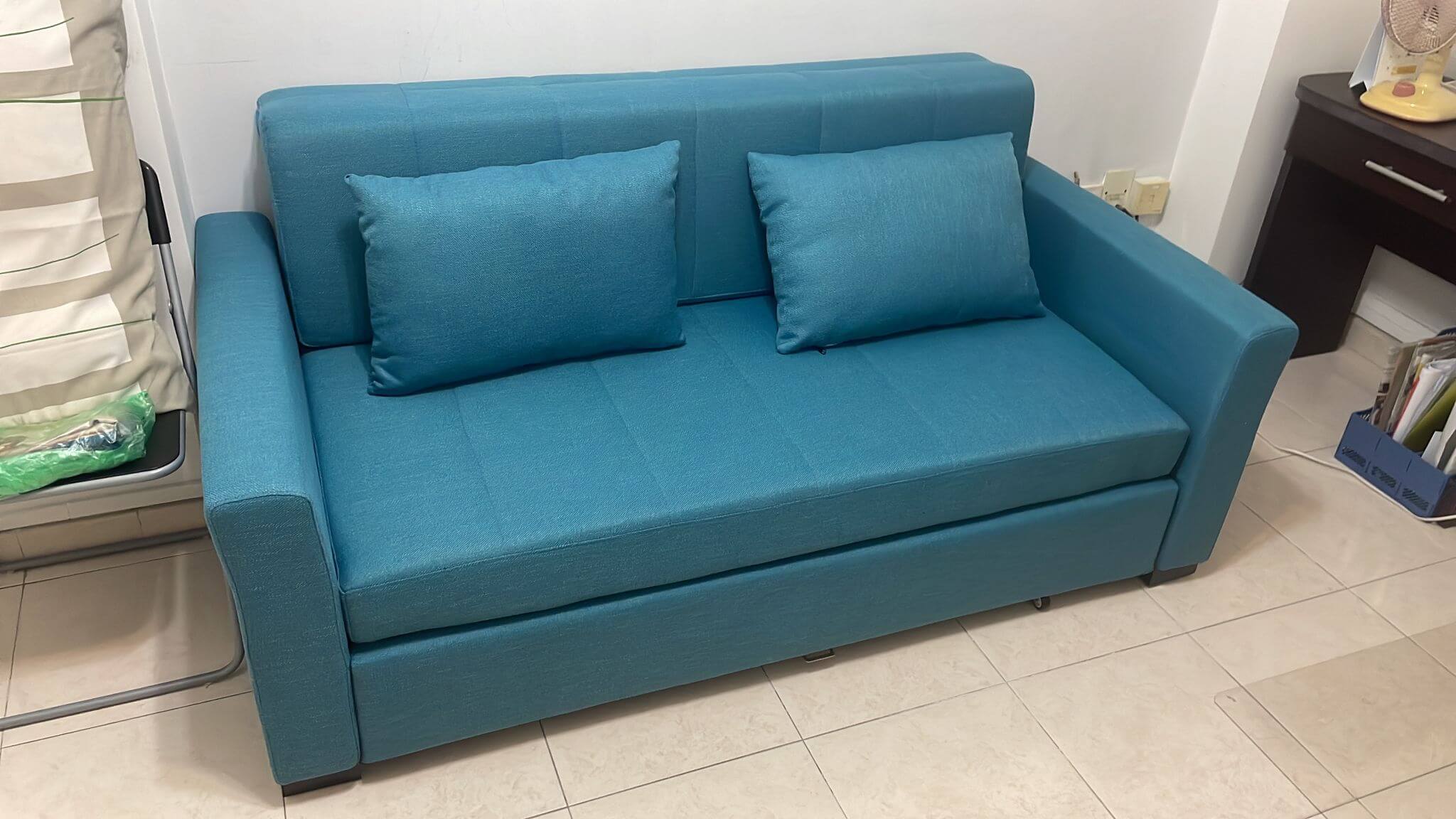 Vazzo Fabric Sofa Bed With Storage