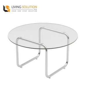 Ade Clear Tempered Glass Coffee Table
