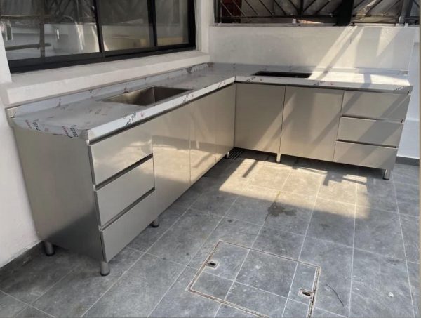 Full 304 Modular Stainless Steel Kitchen Cabinet