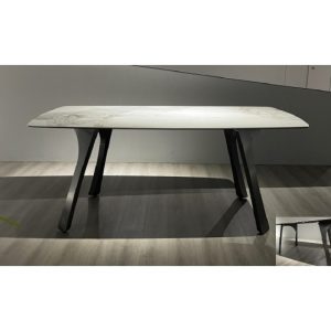 Arion Sintered Stone Dining Table Stainless Steel Leg