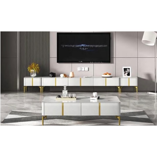Thia Sintered Stone Top Coffee Table or TV Console