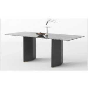 Zuc Sintered Stone Dining Table Stainless Steel Leg