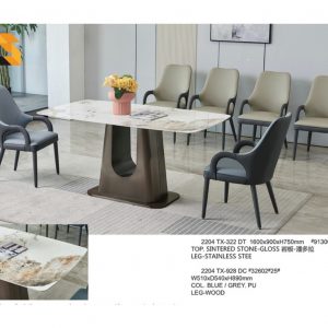 Luba Sintered Stone Dining Table