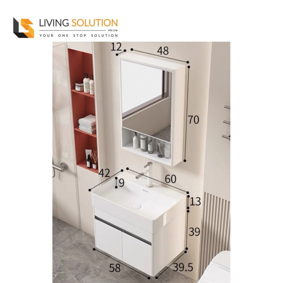 Stainless Steel Bathroom Vanity Cabinet-0 Stainless Steel Bathroom Vanity Cabinet