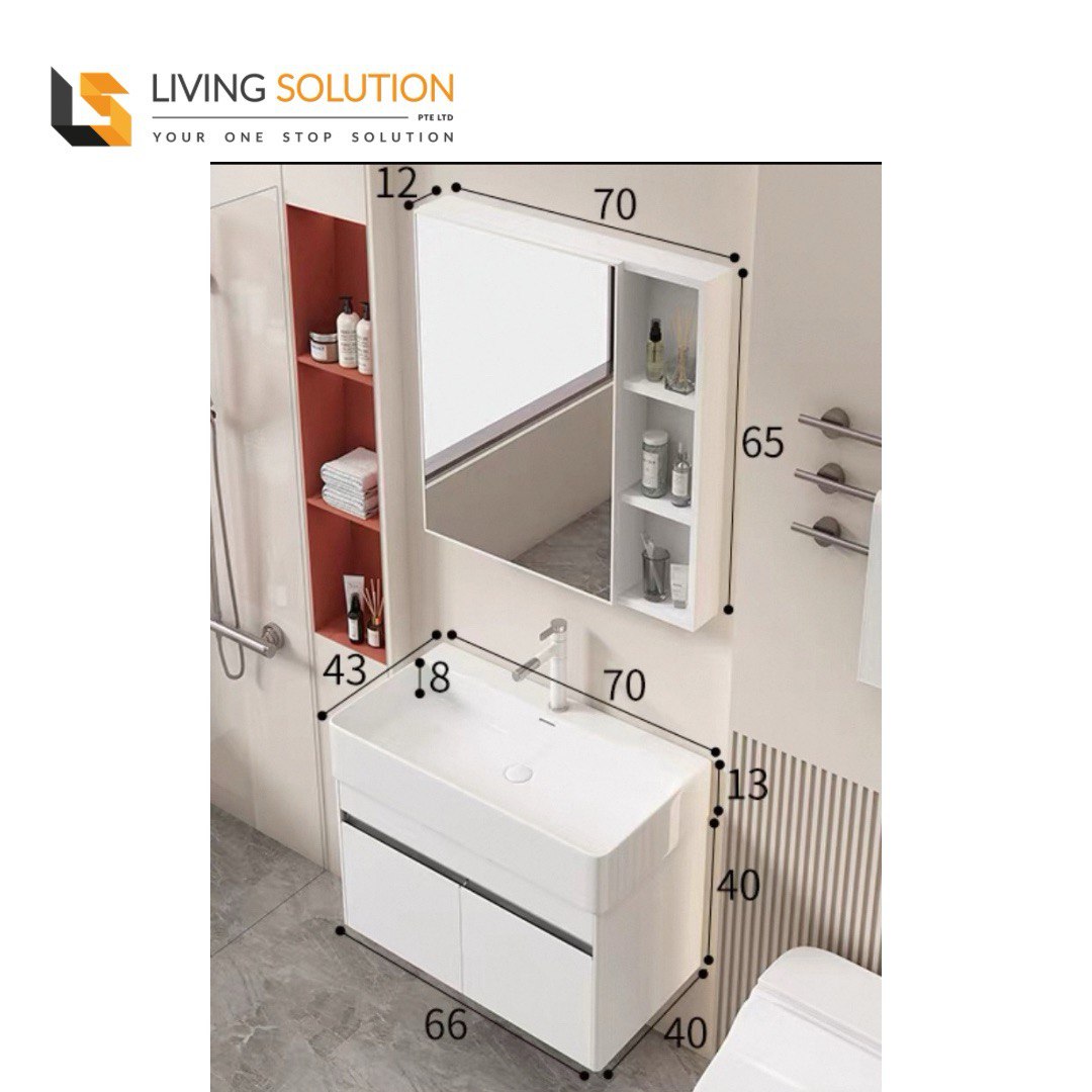 Stainless Steel Bathroom Vanity Cabinet-1 Stainless Steel Bathroom Vanity Cabinet