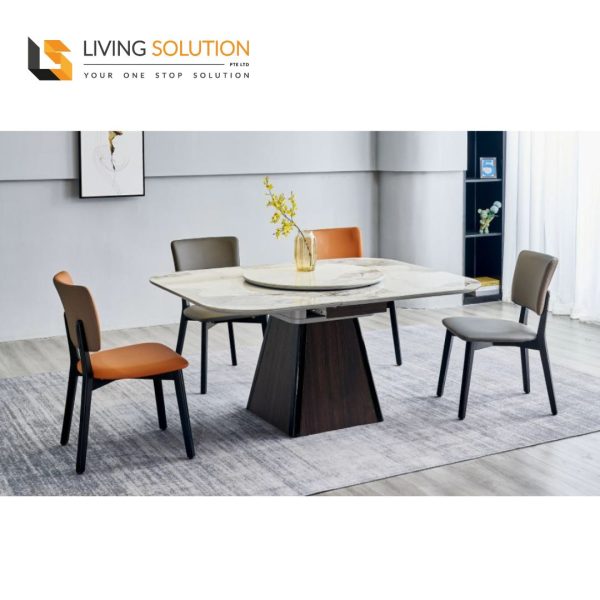 Ziki Sintered Stone Extendable Dining Table