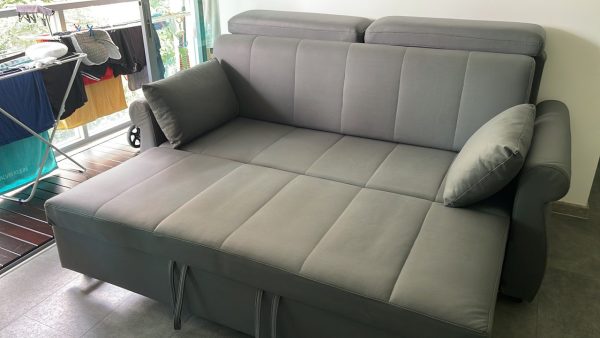 Zola Head Adjustable Fabric Sofa Bed