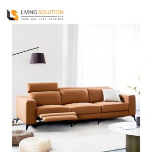 Aber Leather or Fabric Incliner Sofa
