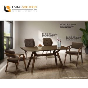 Tobi Solid Wooden Dining Table Set