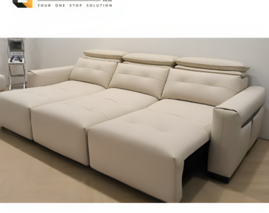 Alessia Electric Motorised Leather or Fabric Sofa