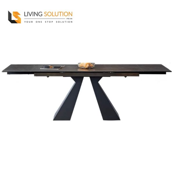 Alph Sintered Stone Side Extension Dining Table