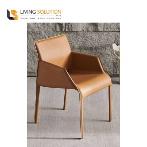 Axel Saddle Leather Dining Chair