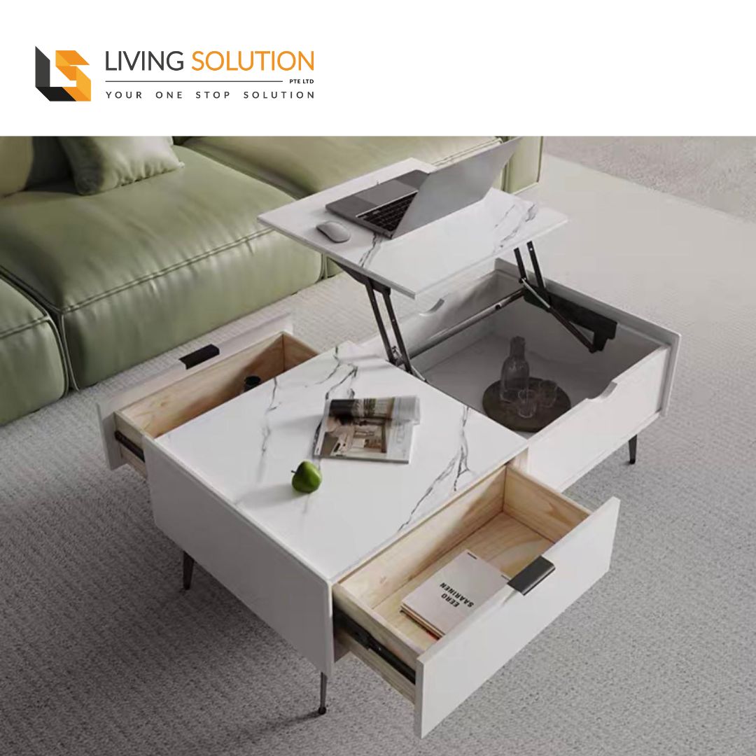 Lina Multi Functional Coffee Table White