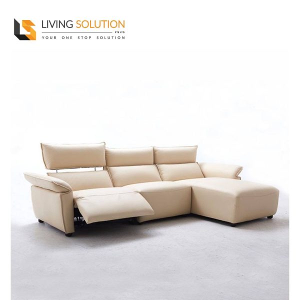Sana Leather or Fabric Incliner Sofa