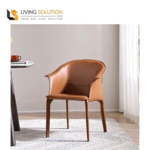 Rio Saddle Leather Dining Chair
