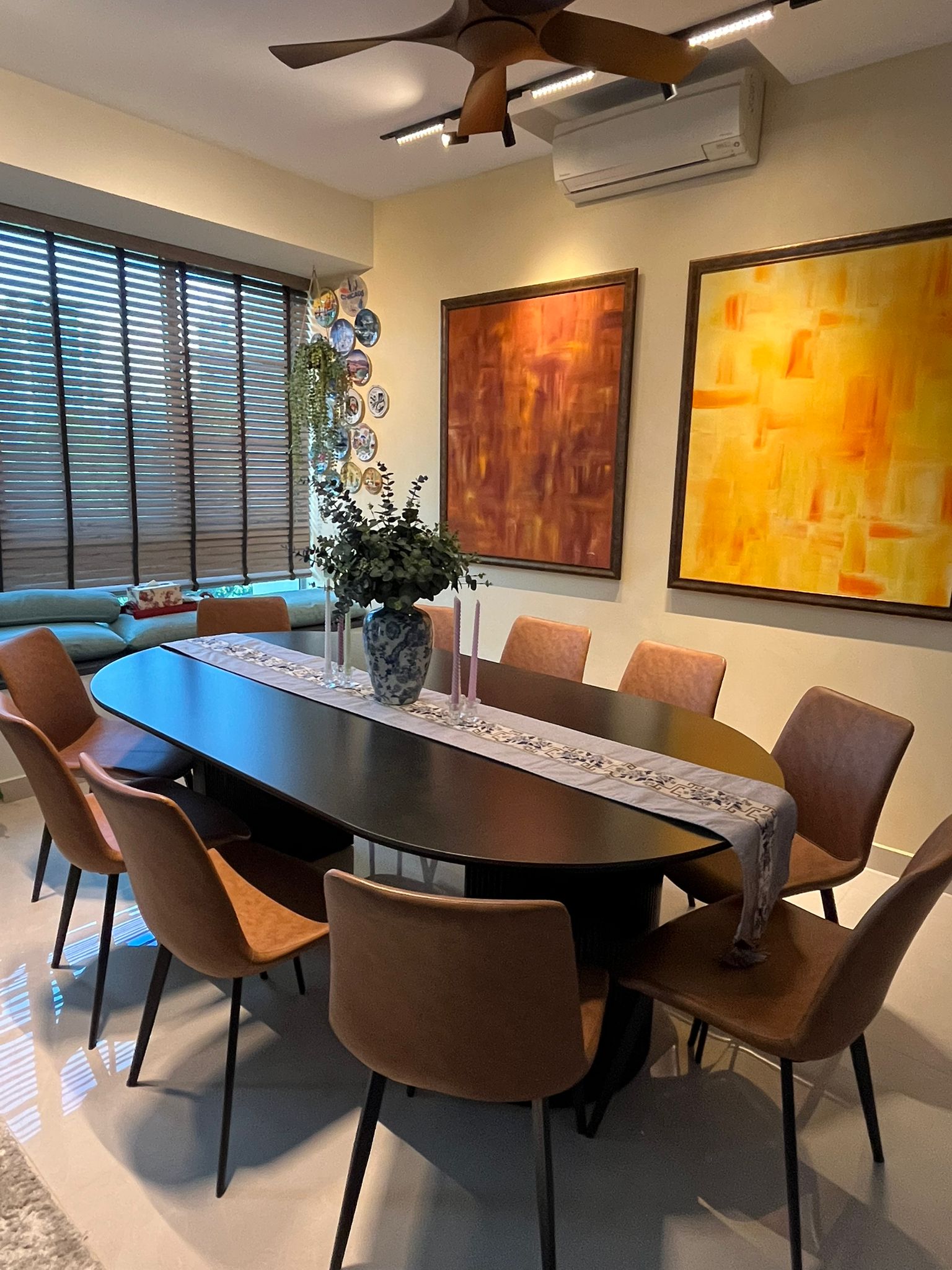 Una Sintered Stone Ash Wood Dining Table Una Sintered Stone Ash Wood Dining Table