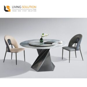 Jonis Round Sintered Stone Dining Table