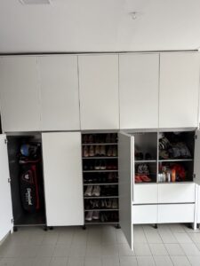 Customisable Premium Stainless Steel Balcony or Outdoor Cabinet at customer house internal