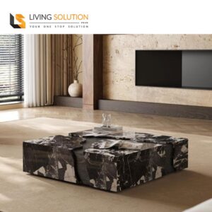 Geno Cultured Marble Coffee Table - 100cm