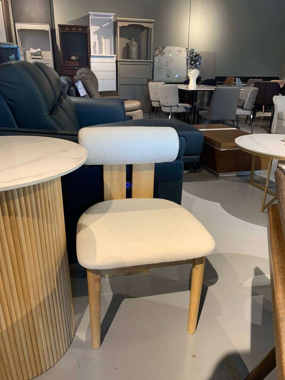 Kuri Ash Wood Dining Chair display of Kuri Ash Wood Dining Chair