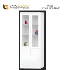 Kurt II 2 Door Bookshelf
