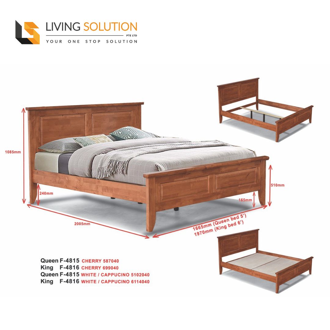 Zander Wooden Bed Frame Zander Wooden Bed Frame